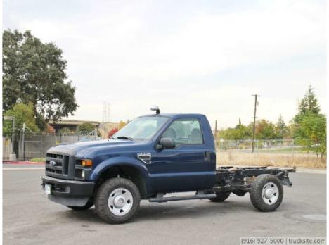 2008 Ford F250 XL Super Duty 4x4 Cab  and  Chassis