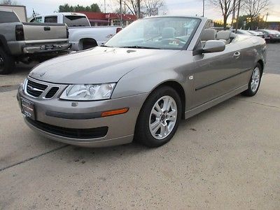 Saab : 9-3 2.0T Convertible 2-Door FREE SHIPPING WARRANTY CLEAN CARFAX 2 OWNER 6 SPEED MANUAL CABRIO TURBO CHEAP