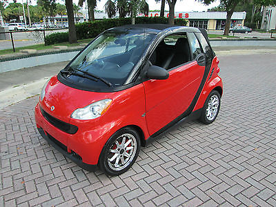 Smart : FORTWO PASSION CONVERTIBLE FORTWO PASSION CONVERTIBLE 2008 smart fortwo passion conv 72 k fla car heated seats leather 2 owner like new