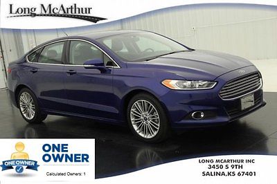 Ford : Fusion Heated Leather 18in Wheels Luxury Package 2013 se certified pre owned 1 owner 41 k low miles satellite radio