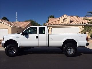 Ford : F-250 XLT Super Cab Great condition, white Ford 2006 F250