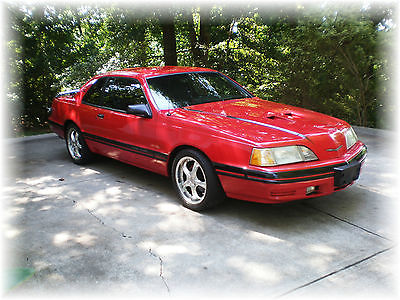 Ford : Thunderbird MACH 1 EDITION 1988 ford thunderbird turbo coupe mach 1 special edition red 5 speed upgrades
