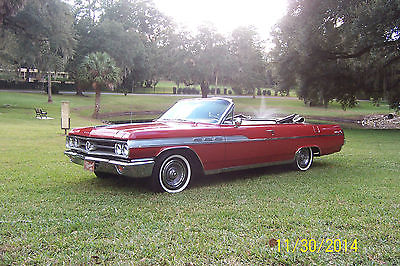 Buick : Other Wildcat Convertable 1963 buick wildcat convertible granda red w white interior top 401 v 8 auto