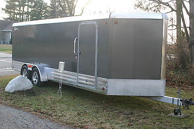 2007 Legend enclosed trailer 7X23 V Nose All Aluminum Ramp Door