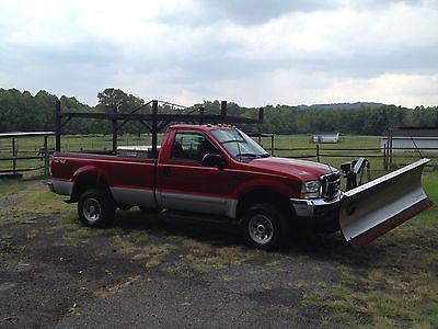 Ford : F-250 XLT Standard Cab Pickup 2-Door 2002 ford f 250 super duty xlt 4 x 4 truck 6.8 l v 10 fisher stainless snowplow 4 wd