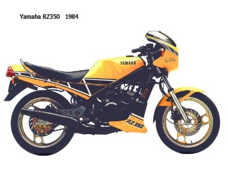 1984 Yamaha RZ350