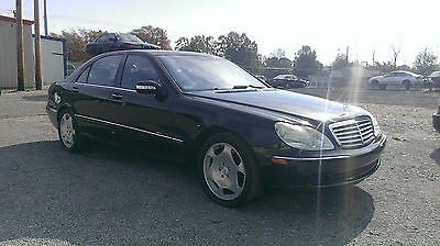 Mercedes-Benz : S-Class 4dr 2003 mercedes benz s 600 black well maintained