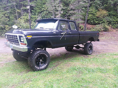 Ford : F-250 camper special ranger 1977 ford f 250 super cab lifted 460 auto