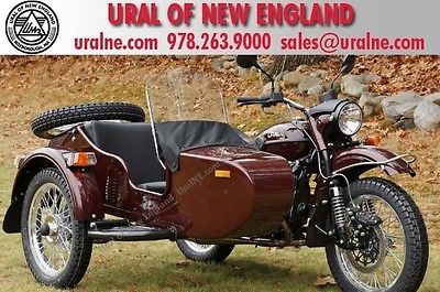 Ural : Patrol 2WD Motorcycle Burgundy Metallic Custom Brand New! New Color! Powder Coated Drivetrain! EFI! Trades & Financing!