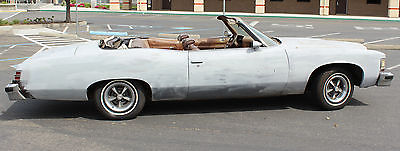 Pontiac : Other 75 Convertible Brougham 455 California Car 1975 pontiac grandville brougham convertible daily california driver 2 nd owner