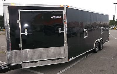 New 2015 Five Star Series Enclosed ATV Snowmobile Trailer,8.5 x 16