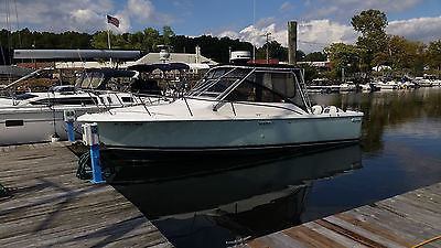 1981 PHOENIX 27' OUTBOARD FISHERMAN WITH ALUMINUM/CANVAS FULL ENCLOSURE
