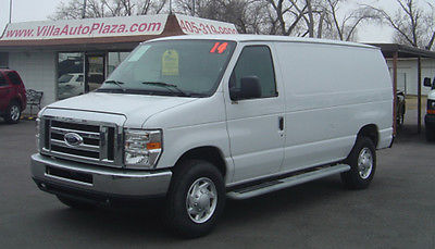 Ford : E-Series Van Utility Van 2014 ford e 250 xlt cargo work van like new 7 k miles