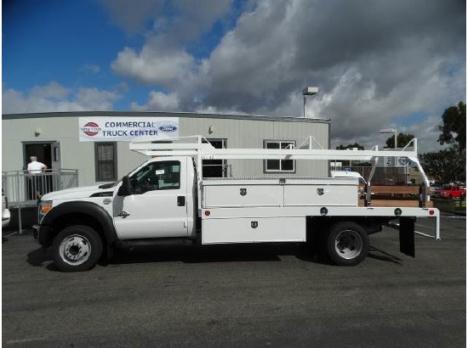 2014 FORD F550 REG CAB 14  CONTRACTOR