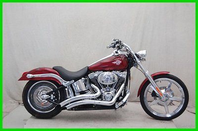 Harley-Davidson : Softail 2004 harley davidson fxstd used p 12662 deuce red with flames