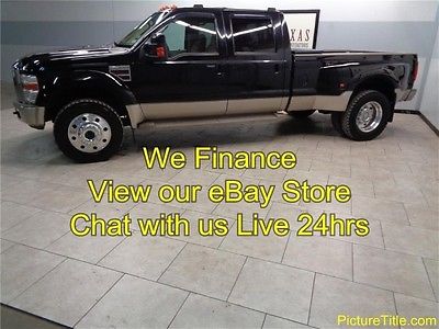 Ford : F-450 Lariat 4WD Crew Cab 08 f 450 king ranch dually 4 wd sunroof leather heated seats we finance texas