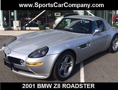 BMW : Z8 Roadster 2001 bmw z 8 roadster silver six speed stunning low miles excellent inside out