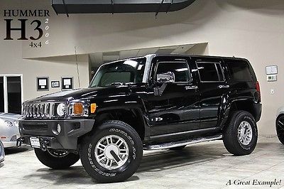 Hummer : H3 4dr SUV 2006 hummer h 3 suv double din screen sunroof tow chrome side step 4 x 4 awd wow
