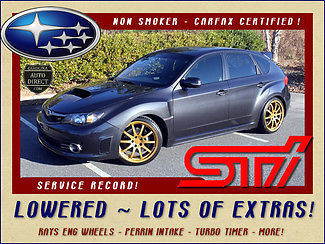 Subaru : Impreza WRX STI AWD ~ LOWERED MEGAN RACING COILOVERS-RAYS ENG WHEELS-PERRIN INTAKE- DTT TURBO TIMER-PIONEER!
