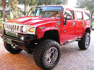 Hummer : H2 Luxury Edition- Victory Red 2007 hummer h 2 custom red devil show quality 15 k miles nicest hummer anywhere