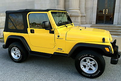 Jeep : Wrangler SE Sport Utility 2-Door 2004 jeep wrangler sport only 81 k 4.0 l automatic extra extra clean