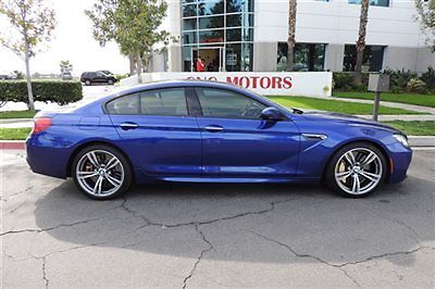 BMW : M6 Gran 2014 bmw m 6 gran coupe grancuope san marino blue metallic 141 k msrp 5 k miles