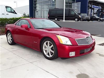 Cadillac : XLR 2dr Convertible 2 dr convertible low miles automatic gasoline 4.6 l 8 cyl burgundy