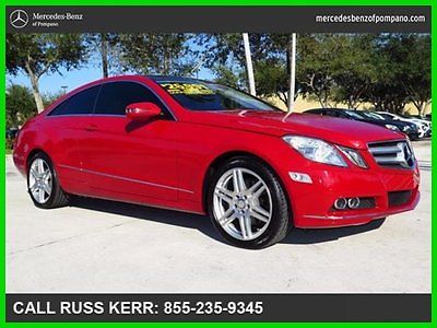 Mercedes-Benz : E-Class E350 Certified Warranty 2010 51K Miles Premium 1 Wood/Leather Steering Appearance Package Navigation Heated Front Seats