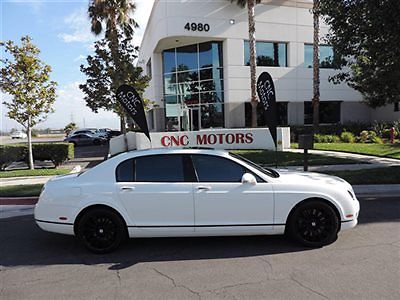 Bentley : Flying Spur Speed 2011 bentley flying spur speed white over black continental gt