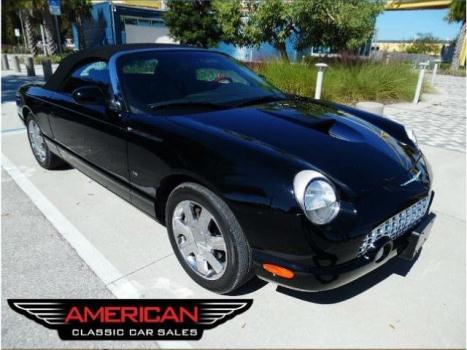 Ford : Thunderbird Deluxe 2dr C 02 triple black deluxe edition super low miles like new in florida fly and drive