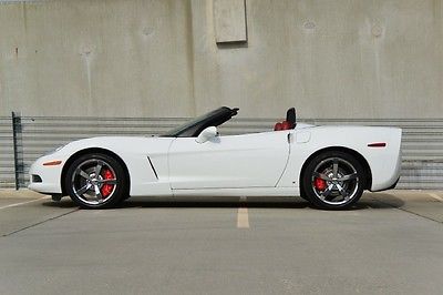 Chevrolet : Corvette w/3LT Navigation 09 white conv gm warranty 16 k auto hud navi 427 corsa red calipers power top