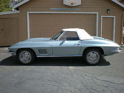 Chevrolet : Corvette basic 2-door 1967 corvette 327 350 l 79 matching car restored