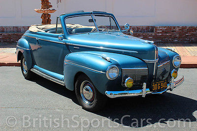 Mercury : Other Convertible 1941 mercury convertible amazingly solid car runds and drives perfect 1940 ford