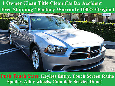 Dodge : Charger SE Sedan 4-Door 2013 dodge charger se rwd free shipping touch start 1 owner factory warranty