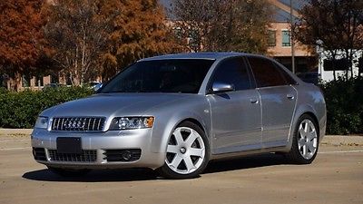 Audi : S4 Base Sedan 4-Door LOW MILE(53K) 6-SPEED SILVER/BLACK S4! EXCELLENT COND AND SERVICED!  FINANCING!!
