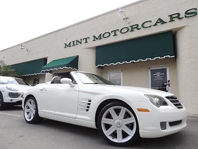 Chrysler : Crossfire Roadster Limited FLORIDA, WHITE W/ 2 TONE INT, NEW MERCEDES TRADE, BEST LOOKING ONE FOR SALE!!!