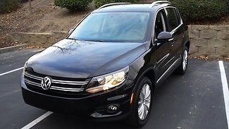 Volkswagen : Tiguan VW Volkswagen Tiguan 2012 vw tiguan black with black leather interior