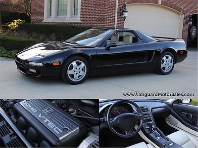 Acura : NSX Base Coupe 2-Door 1991 acura nsx low miles black gorgeous like new rare