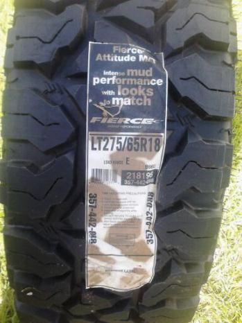 4 New Mud Tires