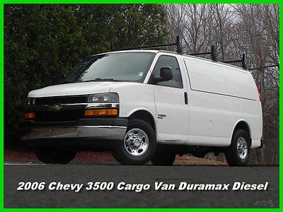 Chevrolet : Express Cargo Van 06 chevrolet express 3500 cargo van 2 wd 6.6 l duramax dmax diesel chevy work used