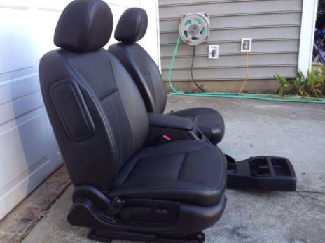 Black Leather Heated Power Seats, 1