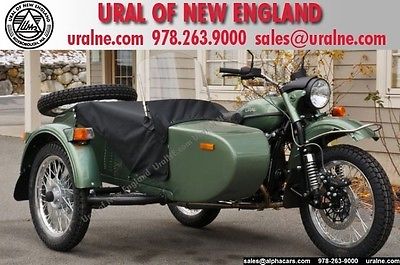 Ural : Patrol 2WD Motorcycle Green Metallic Custom Brand New! New Color! Powder Coated Drivetrain! EFI! Trades & Financing!