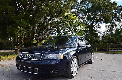 Audi : S4 Sedan 4-Door 2005 audi s 4 awd only 99 k navigation recaros loaded