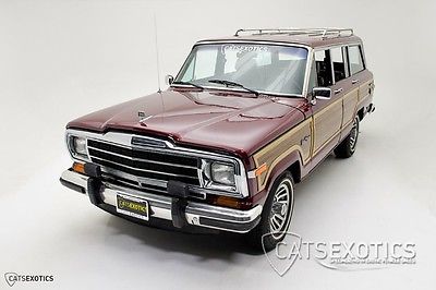 Jeep : Wagoneer ONLY 1,560 ever produced for 1991. Less Than 100k Miles.