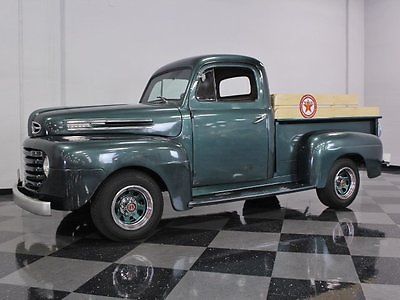 Ford : F-100 NICE & ORIGINAL STYLE F1, FLATHEAD V8, NICELY FINISHED WOOD BED W/ SIDES, CLEAN