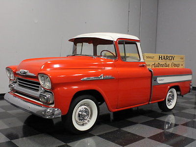 Chevrolet : Other Apache/Cameo NOT MANY OF THESE RARE CAMEO'S LEFT, STAKE BED-RAILS, 283 V8, 3-SPEED OVERDRIVE!