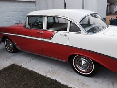 Chevrolet : Bel Air/150/210 All Original 56 chevy sedan 256 v 8 fwd automatic one owner