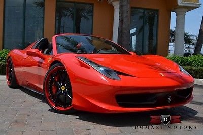 Ferrari : 458 Spider ONE OWNER, Only 913 Miles, $353,712 MSRP, HRE Wheels, Loaded with Carbon Fiber!!