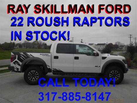 Ford : F-150 ROUSH RAPTOR 2014 ford roush raptor f 150 crew cab white 590 hp supercharged 14