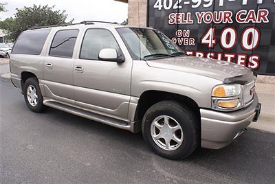 GMC : Yukon XL 2003 gmc yukon xl denali awd rear dvd sunroof leather 3 rd row chevy suburban